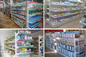 Lato Pegboard del banco di mostra dello scaffale di negozio del supermercato doppio