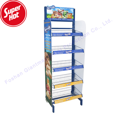 Patata Chips Floor Stand Supermarket Shelving del deposito
