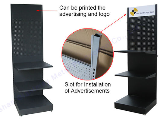 Gli strumenti di Pebboard dell'hardware tormentano il banco di mostra del metallo del dettagliante