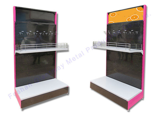 Esposizione stante di Pegboard del supporto del metallo del pavimento multifunzionale contro