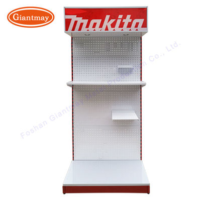 Metallo di Pegboard con i ganci d'attaccatura stare l'esposizione dell'hardware