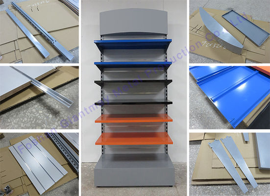 Esposizione cosmetica Slatwall del negozio del cavalletto dei cosmetici