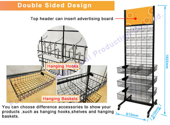 Rastrelliera dell'esposizione del supporto del calzino di vendita al dettaglio dello scaffale del guanto