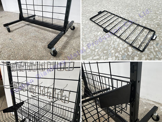 Rastrelliera dell'esposizione del supporto del calzino di vendita al dettaglio dello scaffale del guanto