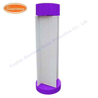 Piattaforma girevole girante del banco di mostra dello scaffale del pavimento dei gioielli del metallo