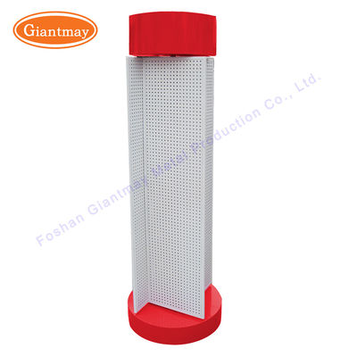 Piattaforma girevole girante del banco di mostra dello scaffale del pavimento dei gioielli del metallo