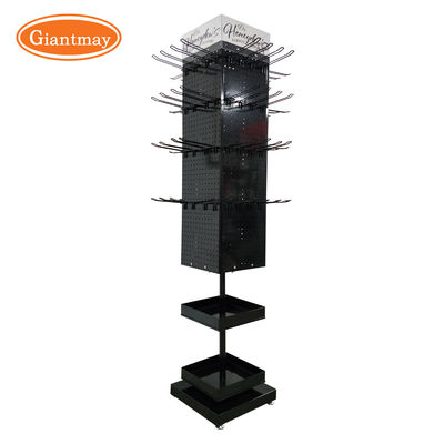 Banco di mostra girante a pile dello scaffale dei gioielli del braccialetto