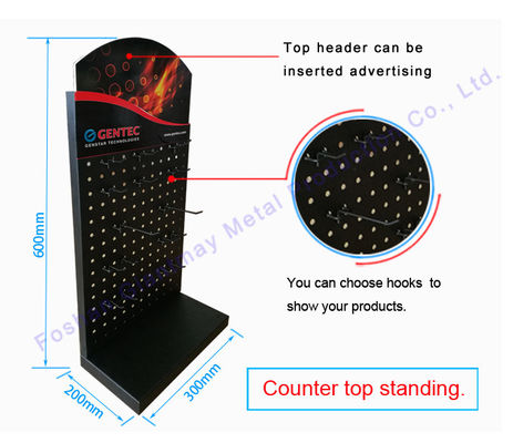 Scaffale di esposizione della Tabella di Pegboard del supporto del controsoffitto contro