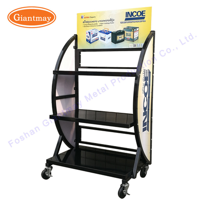 Supporto elettrico accumulatore per di automobile dello scaffale dell'esposizione di stoccaggio delle batterie della bici