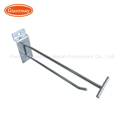 Gancio di Slatwall del supporto dei ganci dell'esposizione di pannello di Chrome con il prezzo da pagare